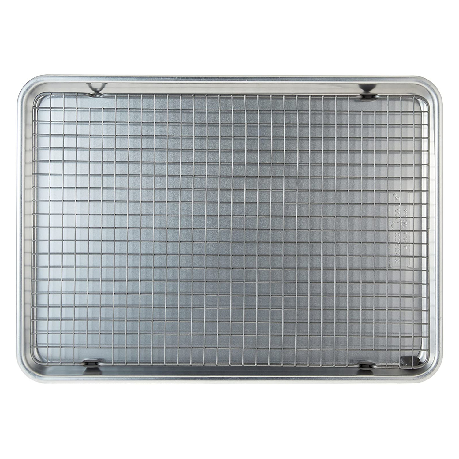 Rejilla Antiadherente con Bandeja Fabricado en Aluminio para Horno
