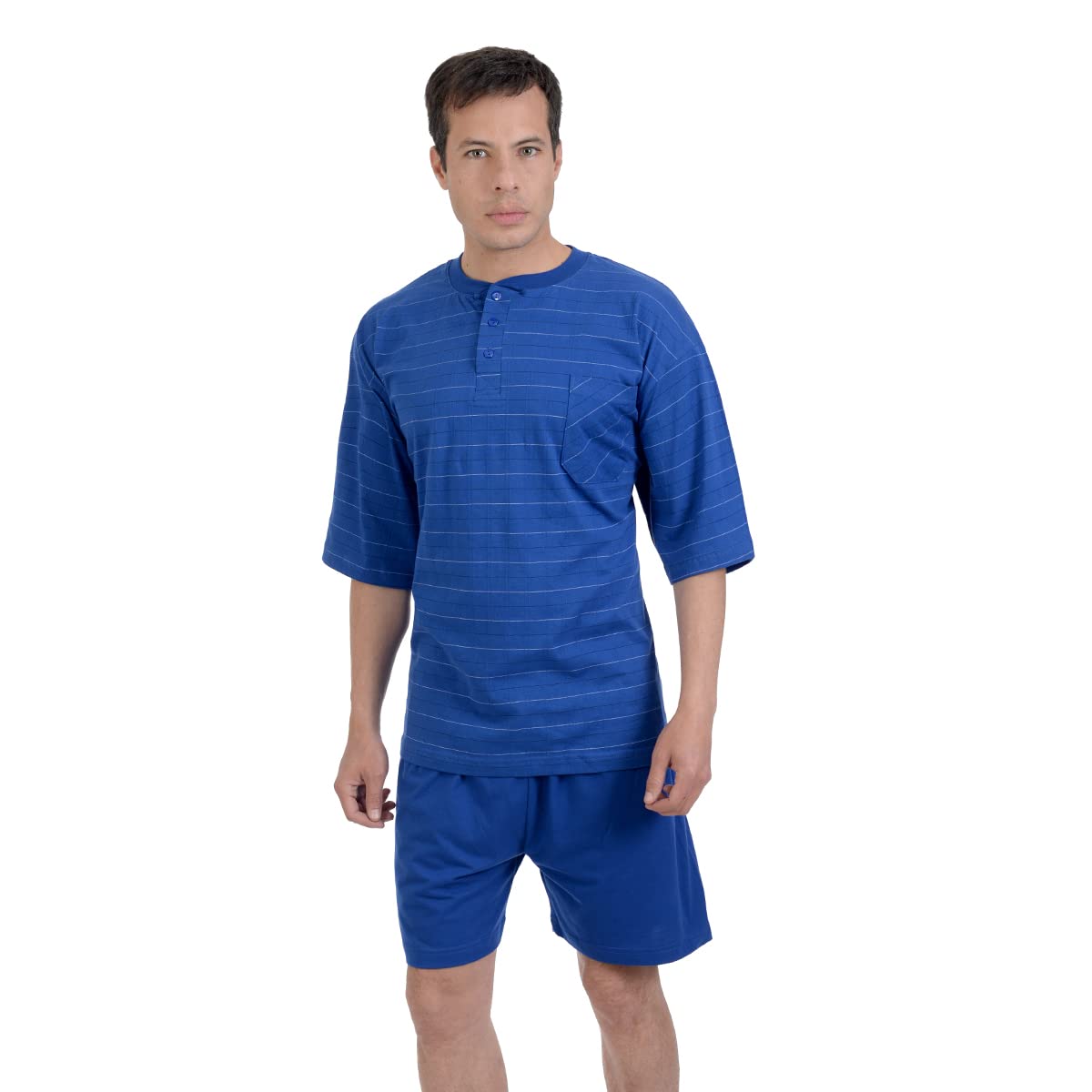 Pijama Caballero 3 piezas Nite Nite 105 Camisa Pantalón y Short