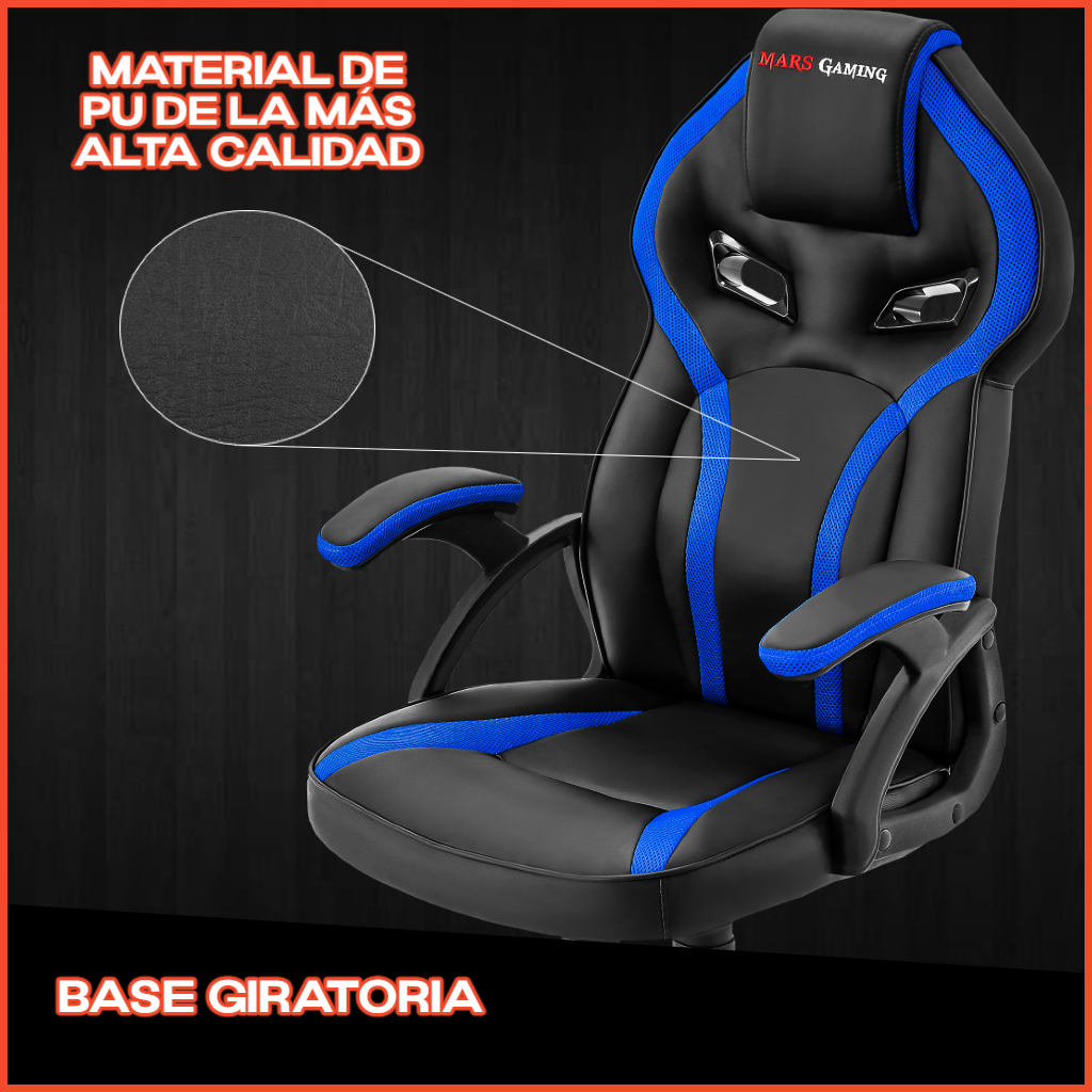 Silla Gamer Ergonómica Cómoda Regulable Escritorio