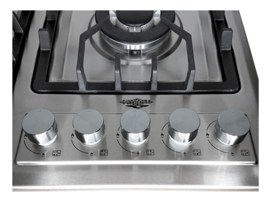 Parrilla a gas Gutstark mkz-parrillain5 plata y negro 120V 