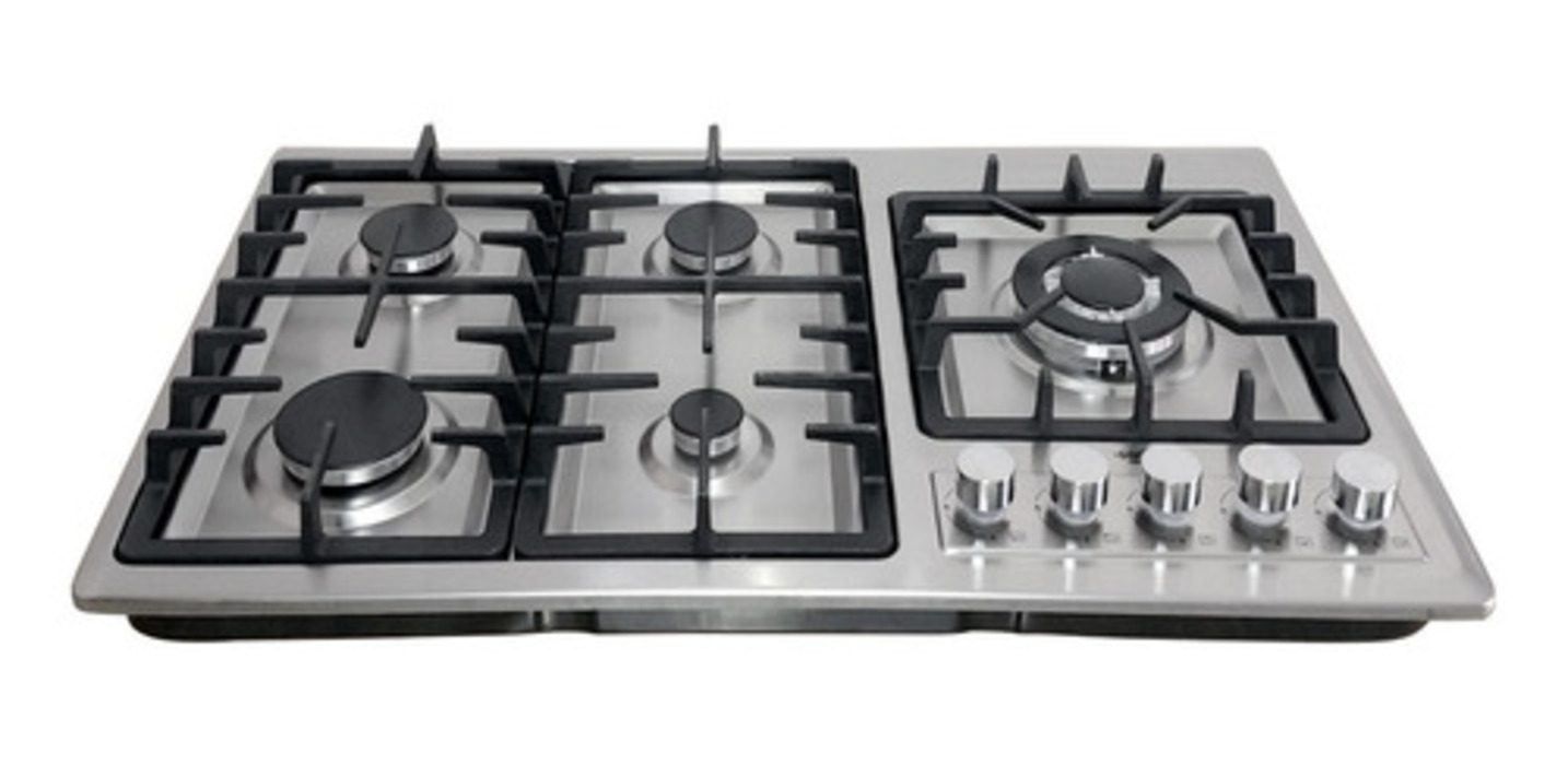 Parrilla a gas Gutstark mkz-parrillain5 plata y negro 120V 