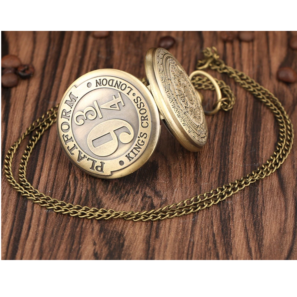 Reloj De Bolsillo De Harry Potter Plataforma 9 3/4 Hogwarts
