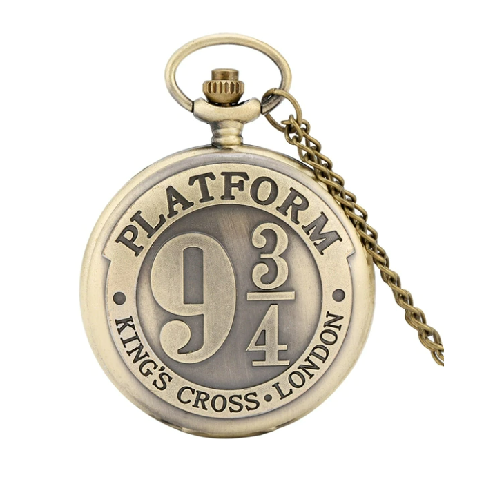 Reloj De Bolsillo De Harry Potter Plataforma 9 3/4 Hogwarts