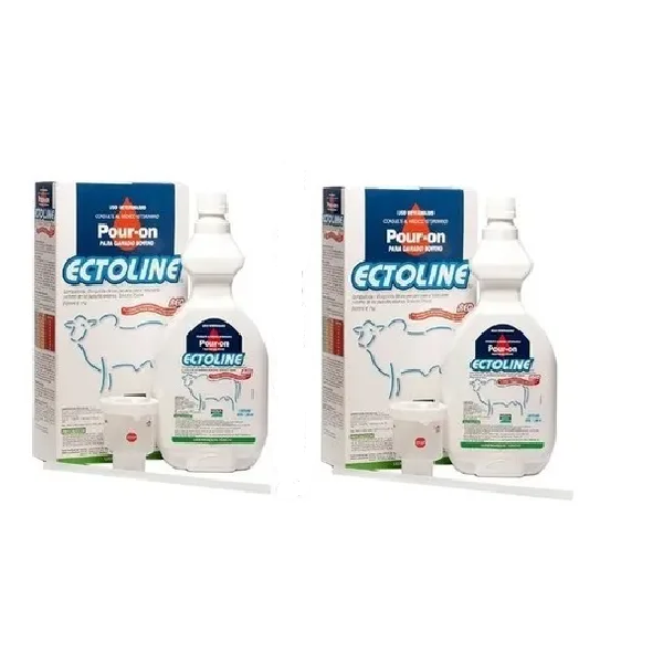 Ectoline Pour On De 1 Litro Pack De 2 Piezas