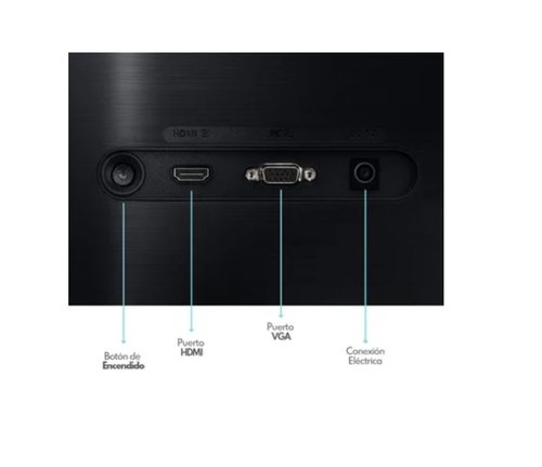 Monitor Samsung S33A Essential 22Pulg FHD 60hz 5ms HDMI VGA Plano Black LS22A336NHLXZX