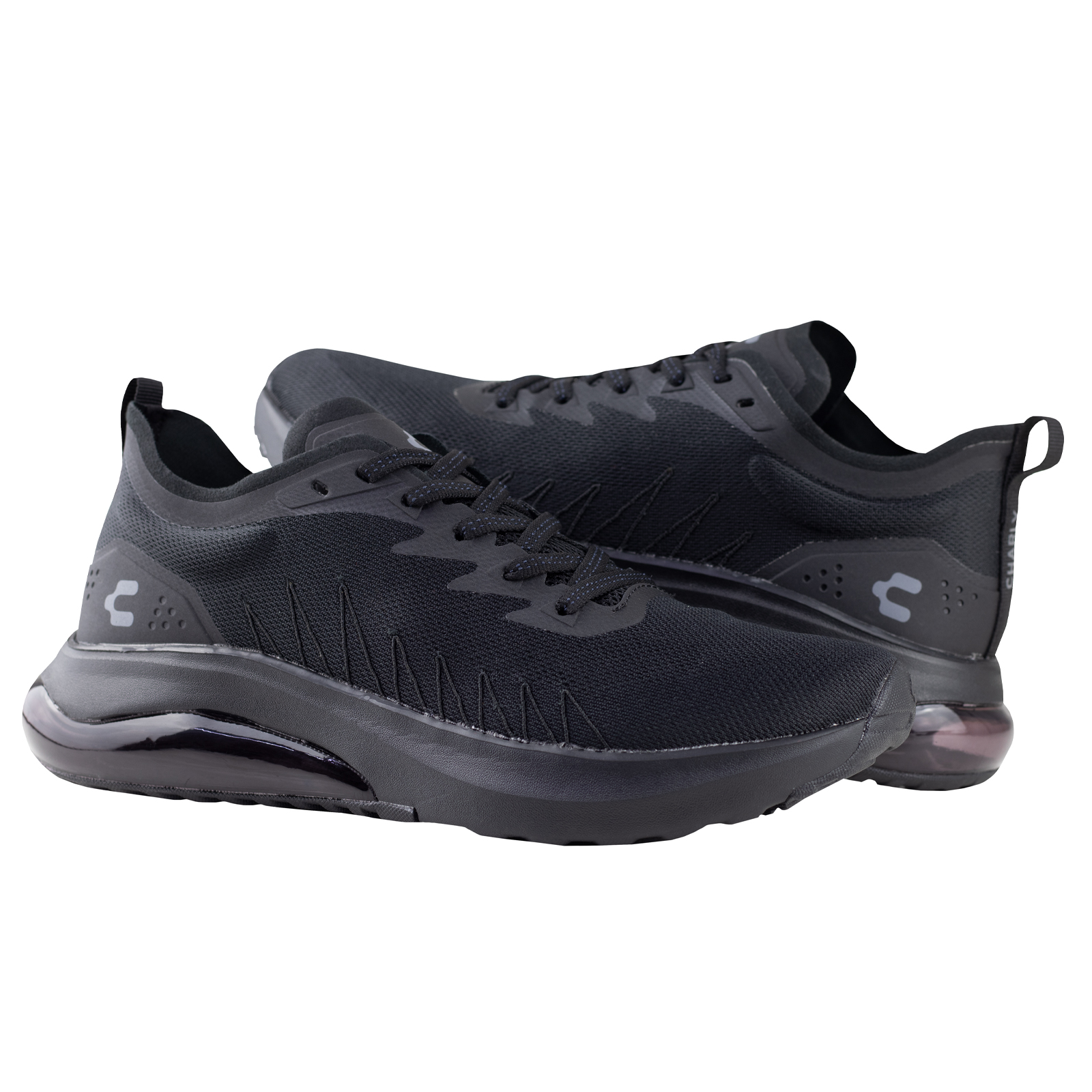 Tenis Running Charly Pfx Negro Caballero 1086323 Con Capsula de aire