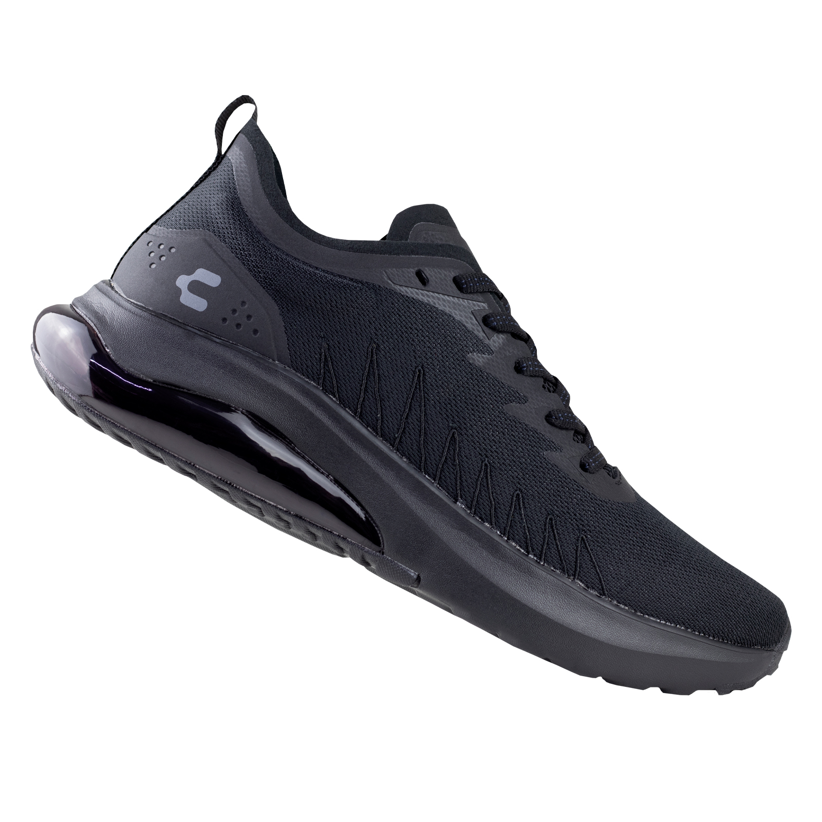 Tenis Running Charly Pfx Negro Caballero 1086323 Con Capsula de aire