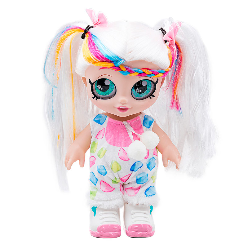 Muñeca  Rainbow cabello colores  ,ojos grandes 