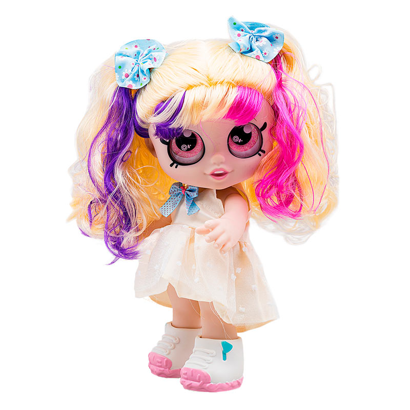 Muñeca  Rainbow cabello colores  ,ojos grandes 