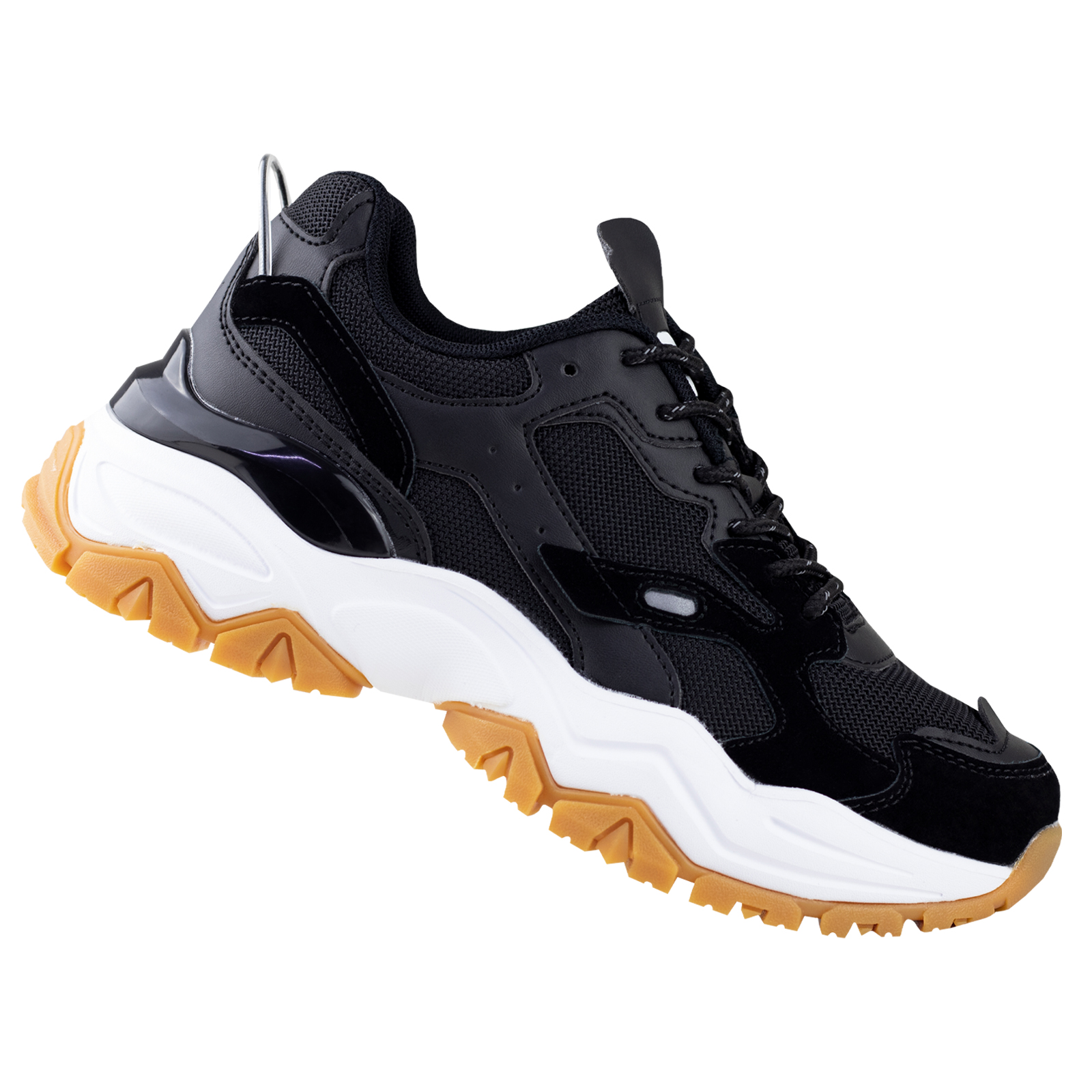 Tenis Urbano Plataforma Charly Mujer Sneakers 1059192 Negro