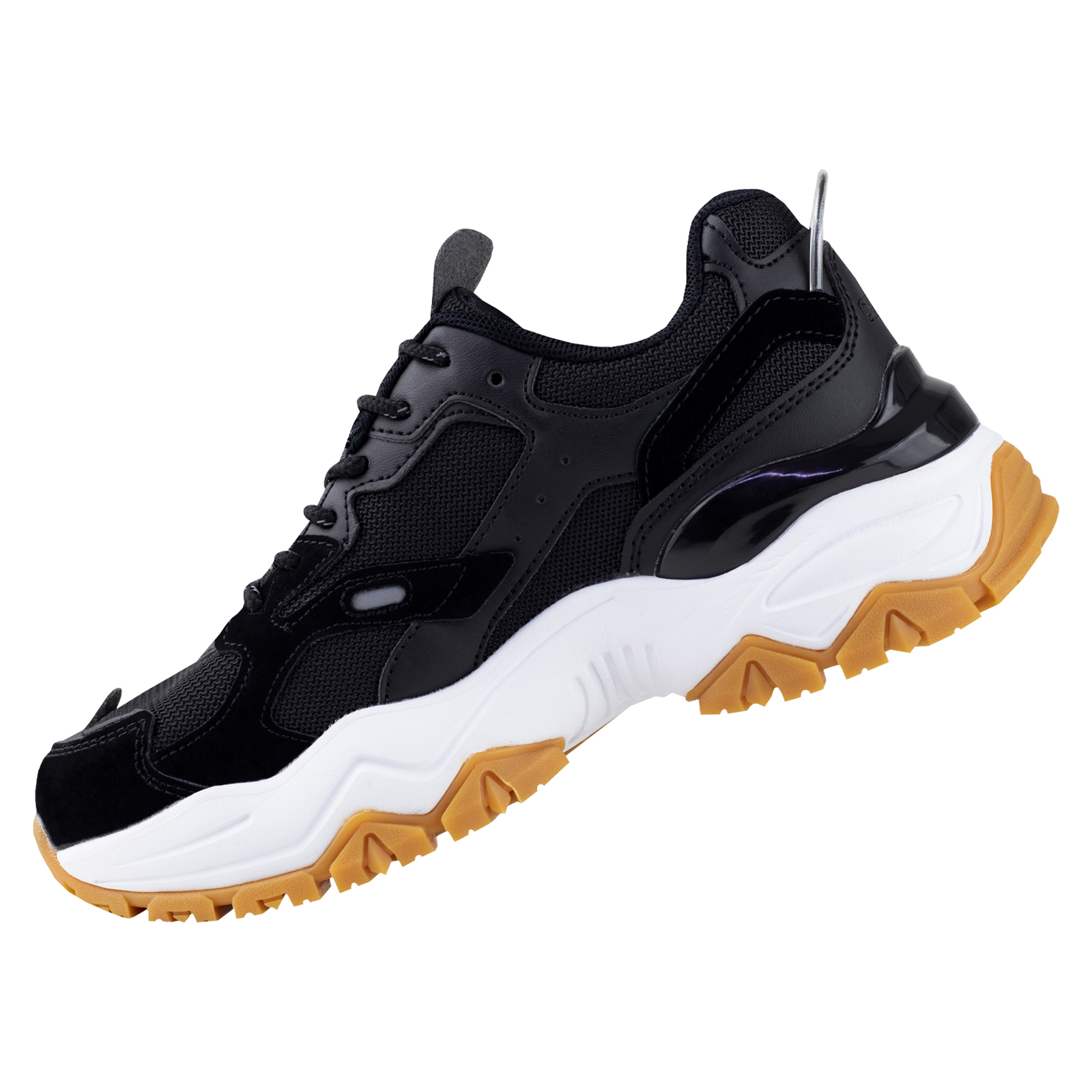 Tenis Urbano Plataforma Charly Mujer Sneakers 1059192 Negro