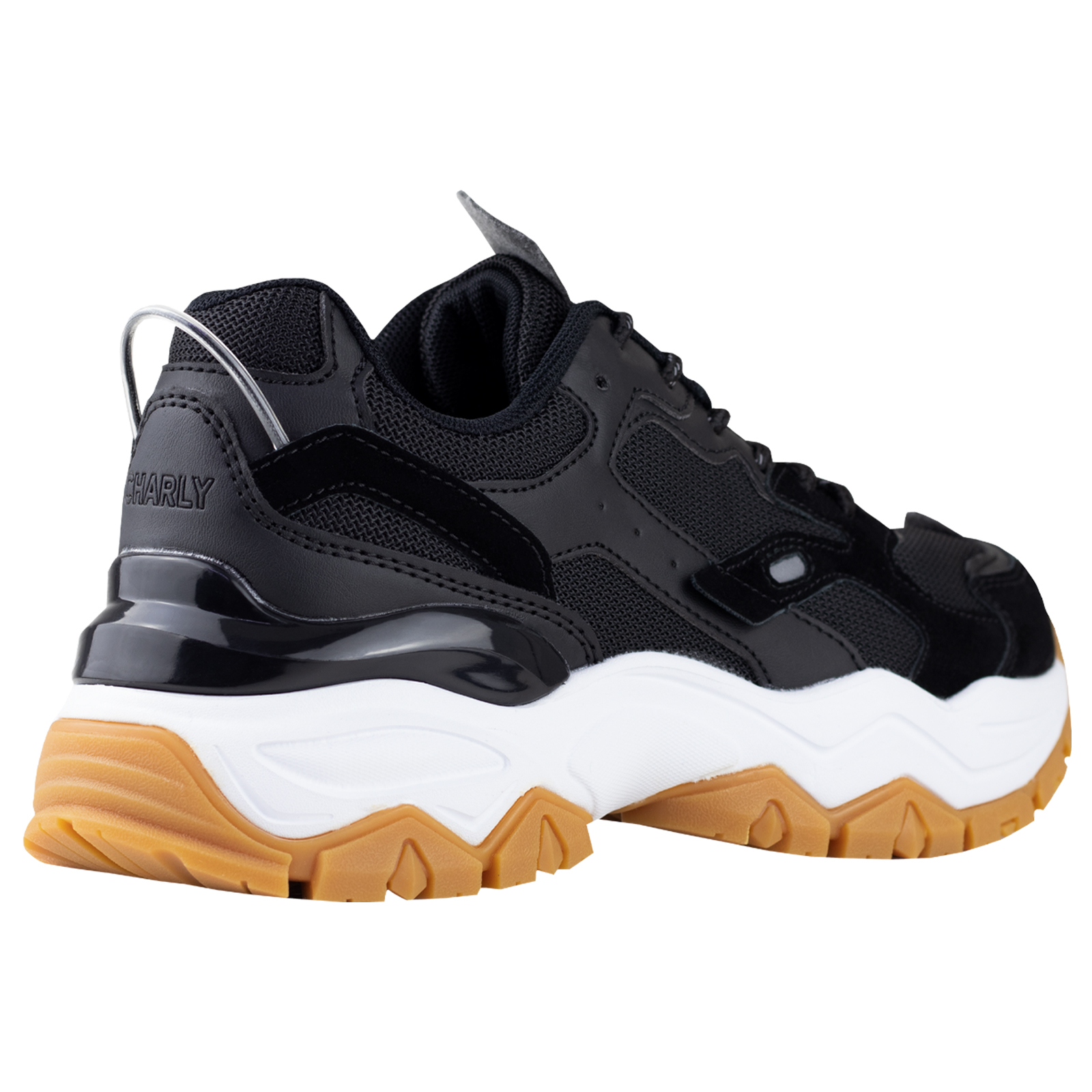 Tenis Urbano Plataforma Charly Mujer Sneakers 1059192 Negro