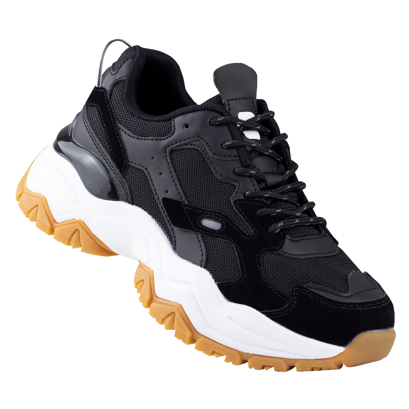 Tenis Urbano Plataforma Charly Mujer Sneakers 1059192 Negro