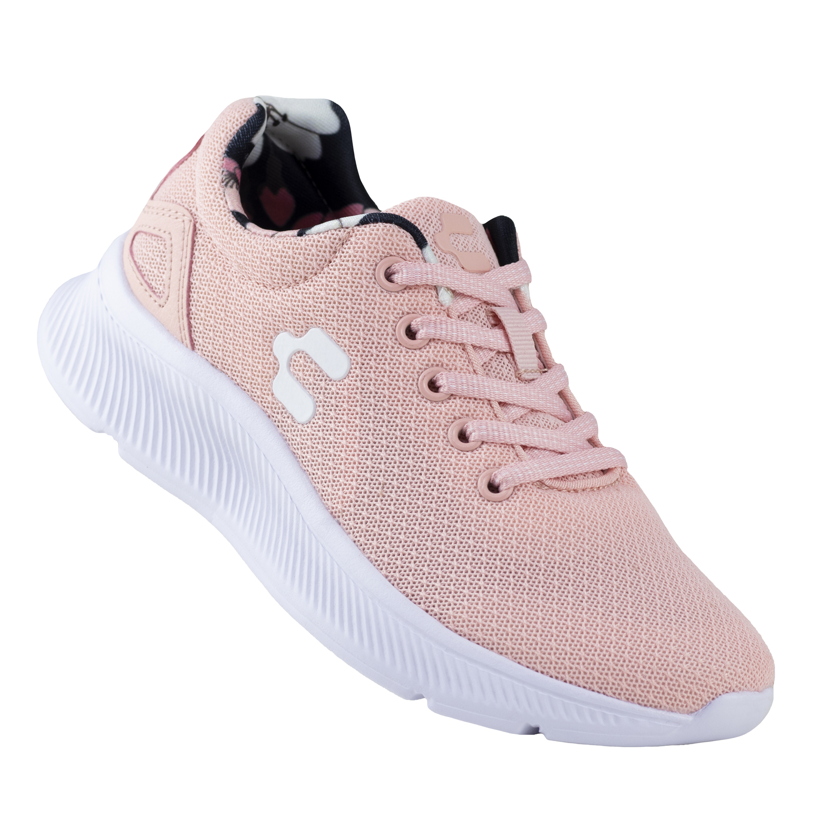 Tenis Deportivos Charly 1049768 Training Sport Rosa Blanco Original