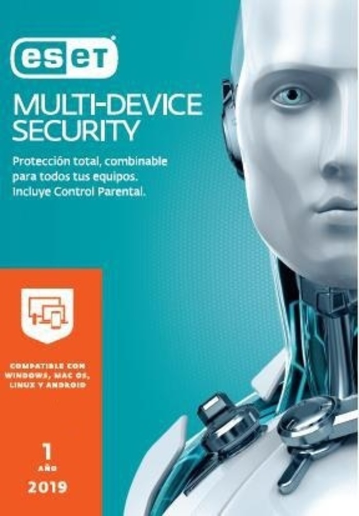 Antivirus ESET Multidevice Security , 3 licencias, 1 Año(s), Caja 