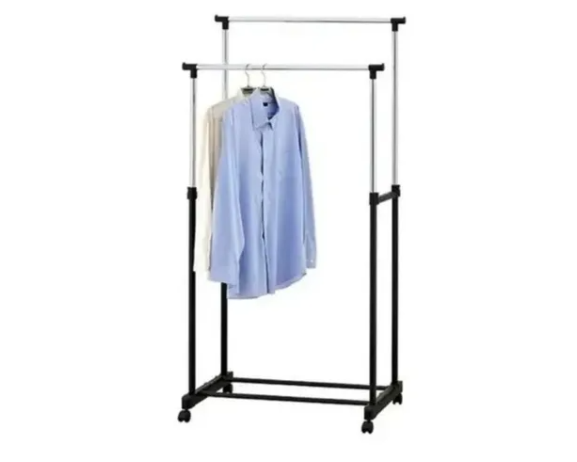 Rack Organizador Doble Para Ropa Perchero Portátil