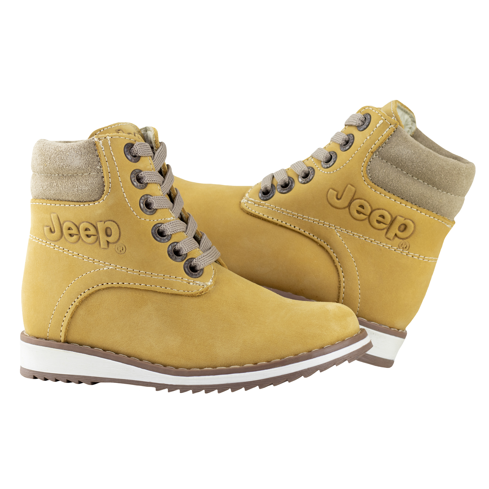 Bota Jeep Juvenil Urbana Casual Footwear 19421 |2| Nobuck Miel Arena