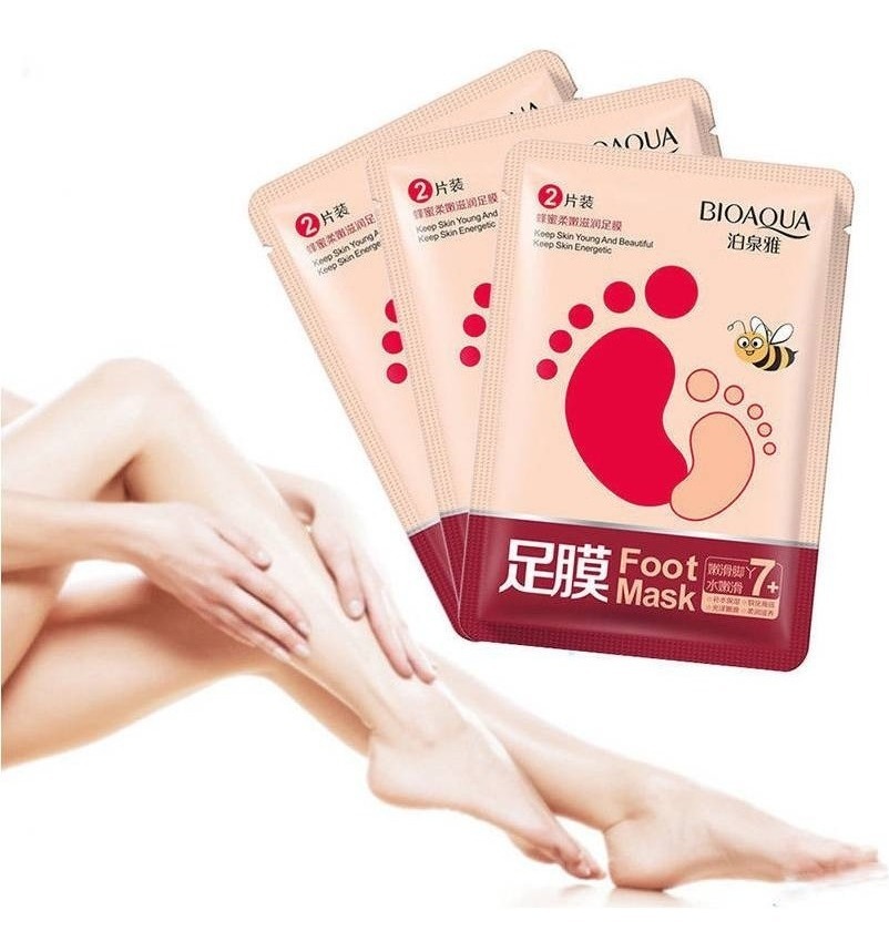 Máscara Para Pies Exfoliante Spa Hidratación