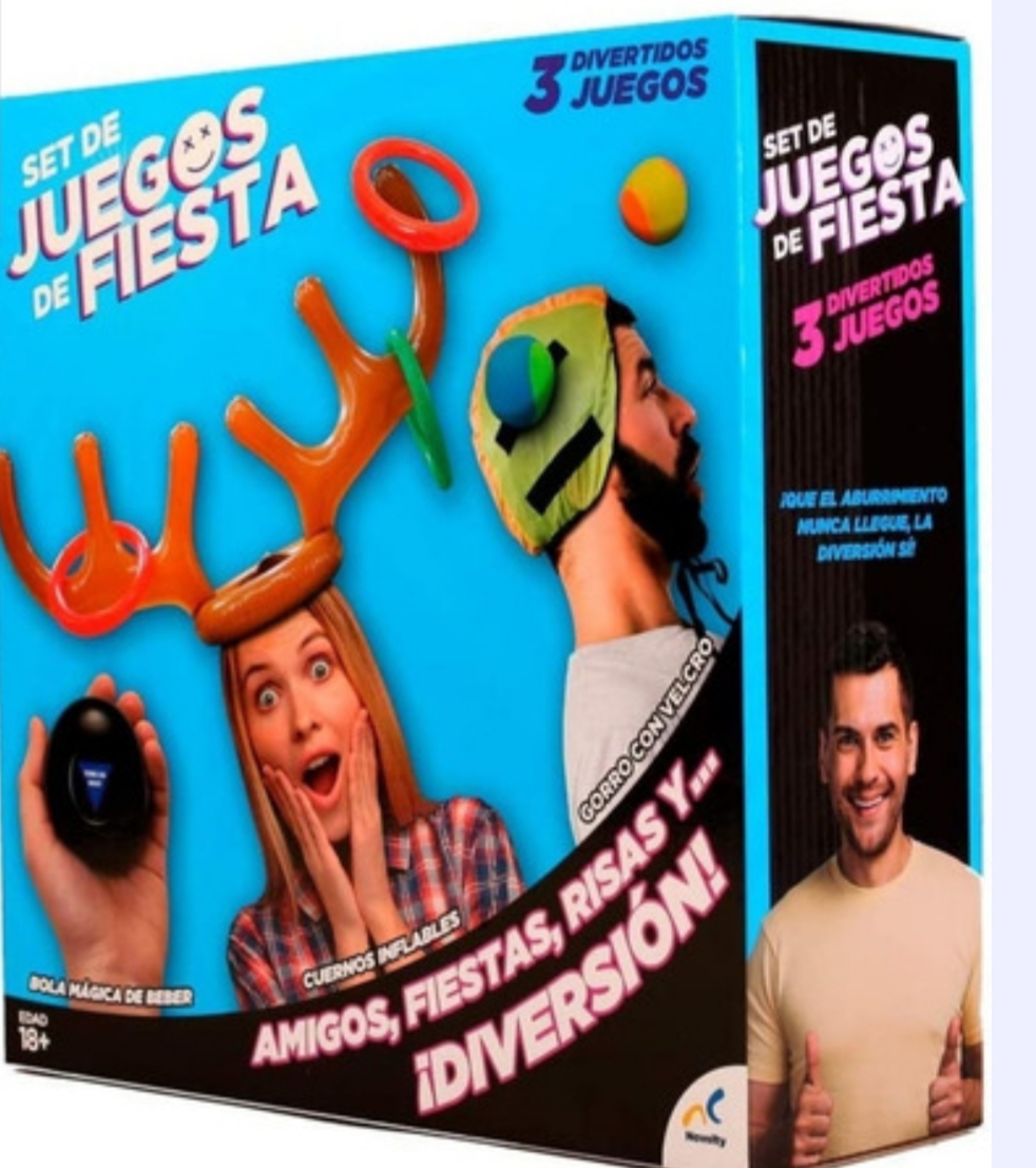 Set De Juegos De Fiesta 3 Divertidos Juegos