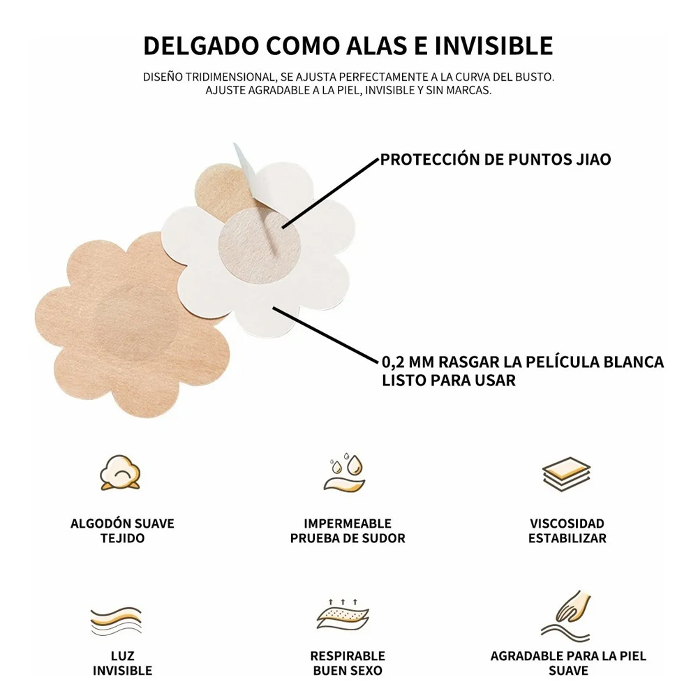 Parches Levanta Busto Pezoneras Bare Lifts 20 Pares Bra