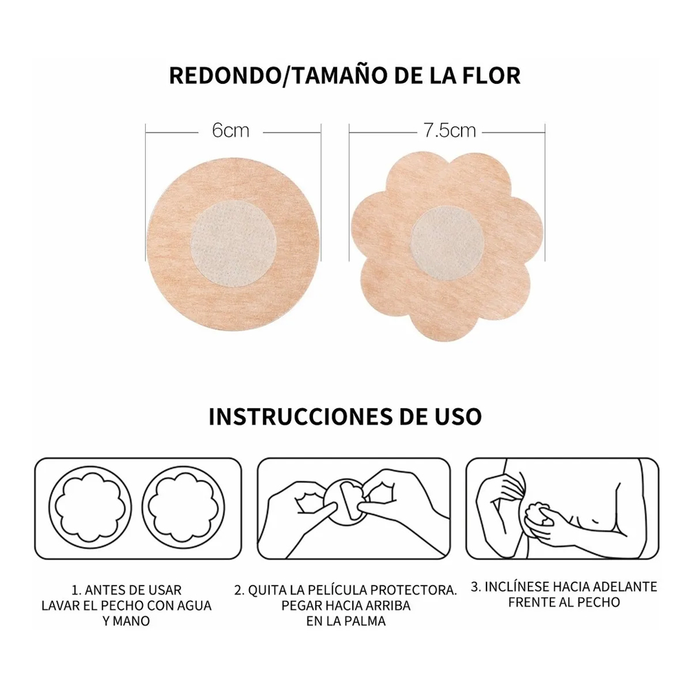 Parches Levanta Busto Pezoneras Bare Lifts 20 Pares Bra