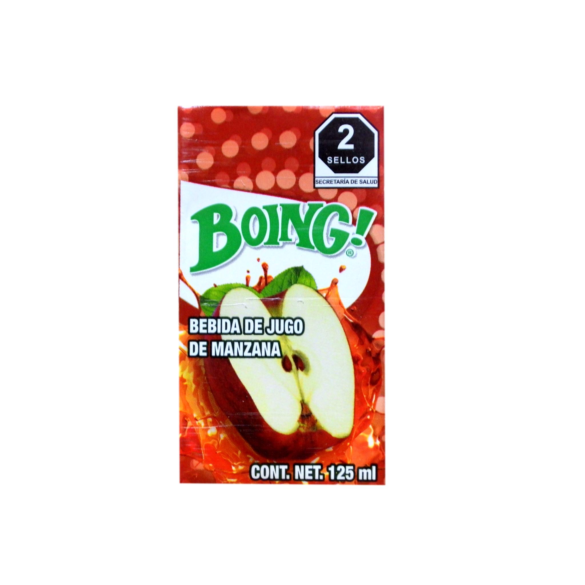 Jugo Boing 125ml Sabor Manzana