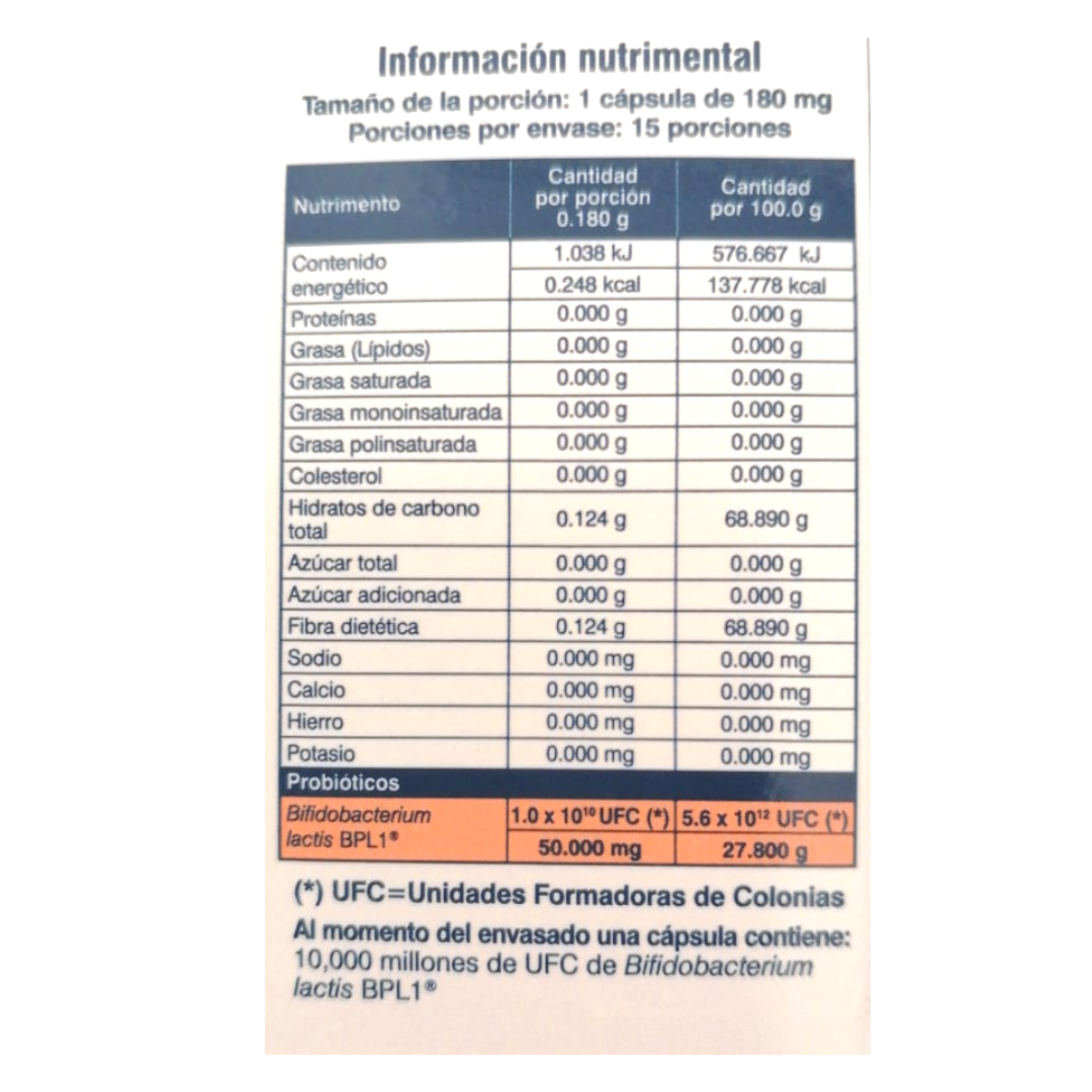 Microbiot Fit 50mg, Suplemento en Capsulas, Pack con 2 Frascos