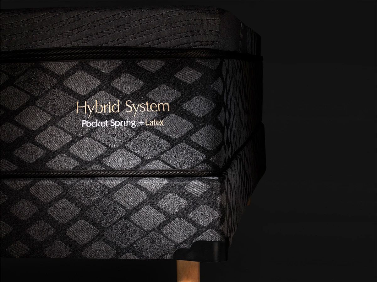 Lester Attraction - Colchón King Size Ortopédico Híbrido de Lujo (Látex+Pocket Spring+Nano Pocket+Memory Foam) - Hipoalergénico con Telas Antibacterianas - Calidad Superior - 10 Años de Garantía 