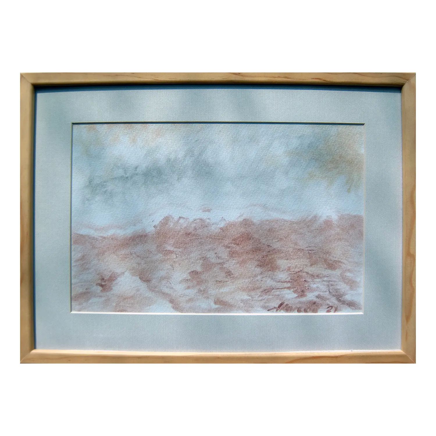 Pintura original - Técnica mixta - El Paso - 25 x 16 cm - Cuadro decorativo