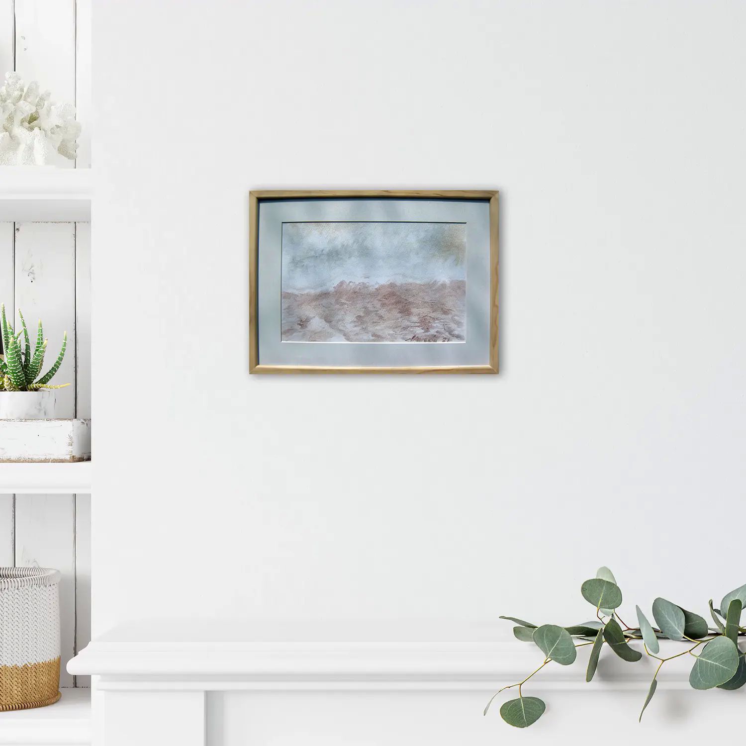 Pintura original - Técnica mixta - El Paso - 25 x 16 cm - Cuadro decorativo