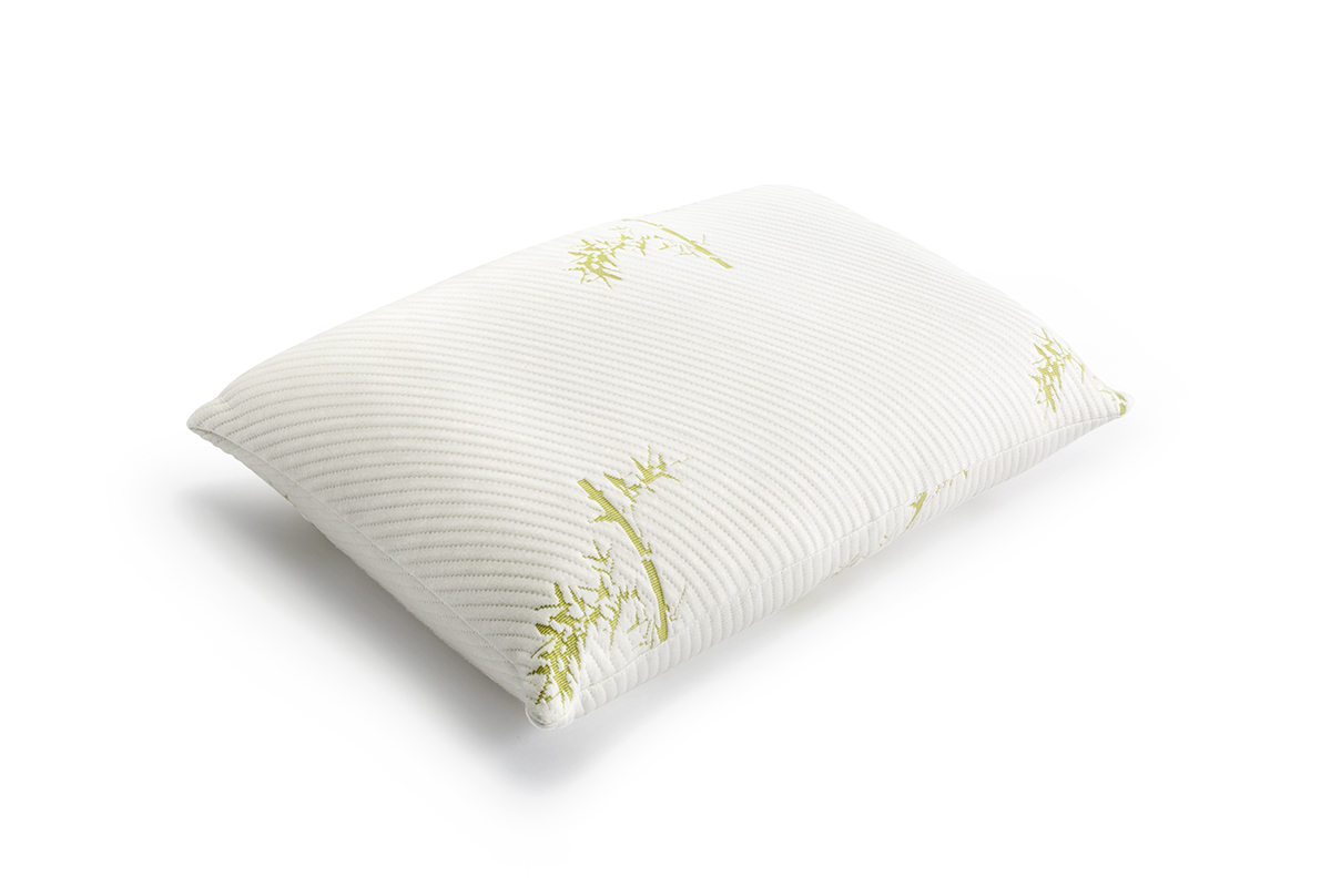 Almohadas Estándar (2 unidades) de Látex Natural con Funda de Bambú Lavable - 100% Antiácaros & Antibacterias - Firmeza Media/Firme - Ideal para dormir de lado - 70*50*12cm Lester Organic Látex 