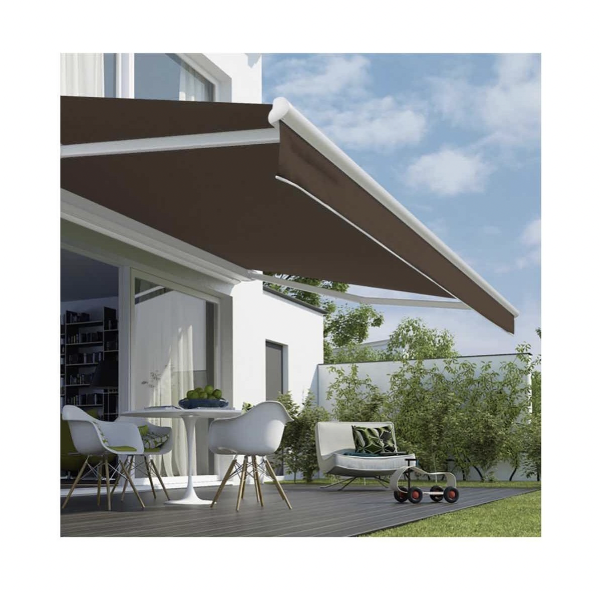 Toldo O Techo Corredizo Retráctil De Fácil Instalacion para sombra de 3x2 metros