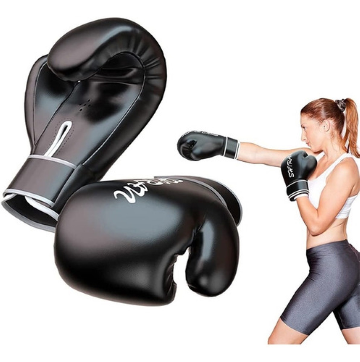 Guantes De Boxeo Con Correa De Velcro Unitalla