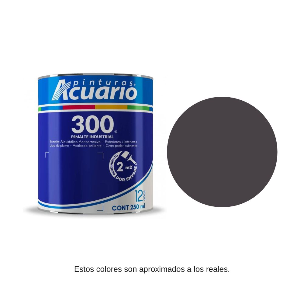 Pintura Esmalte 300 Color Chocolate Acuario 250 Ml EA34902