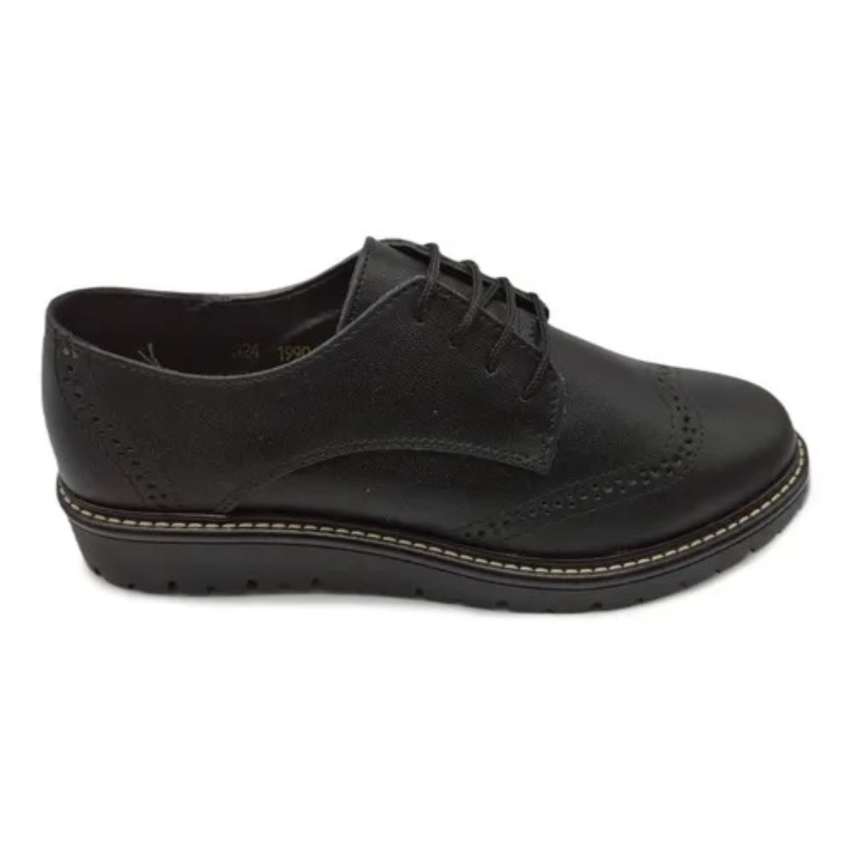 Zapato Bostoniano Mujer Agujeta Escolar Niñas Casual 1990