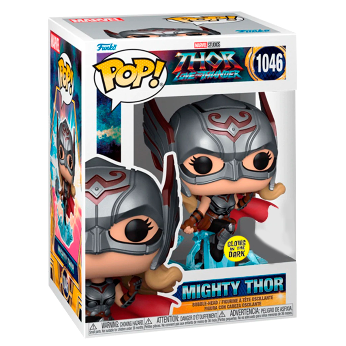 Funko Pop Mighty Thor #1046 Glow Love And Thunder Marvel Figura Original