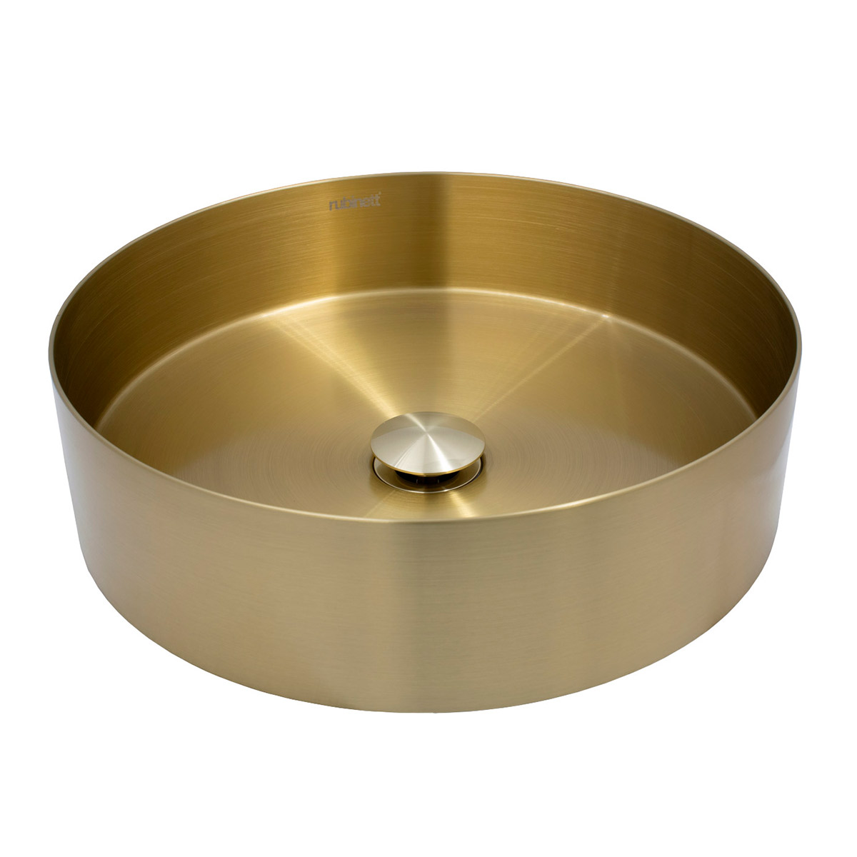 Ovalin Lavabo Redondo Acero Inoxidable 304 Dorado Super Lujo