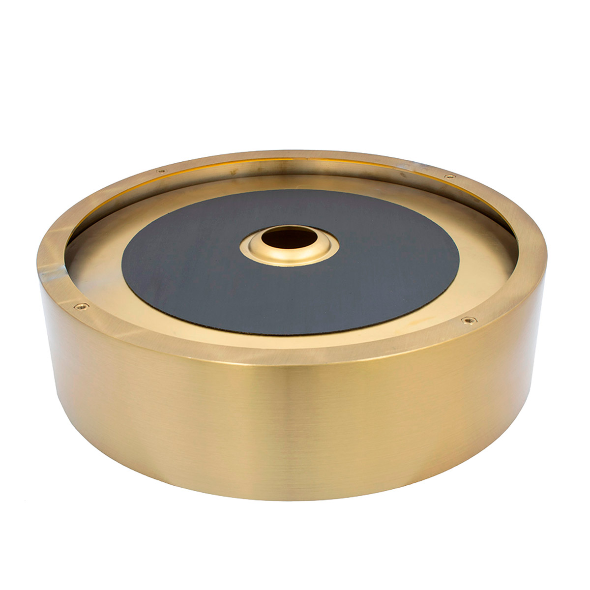 Ovalin Lavabo Redondo Acero Inoxidable 304 Dorado Super Lujo