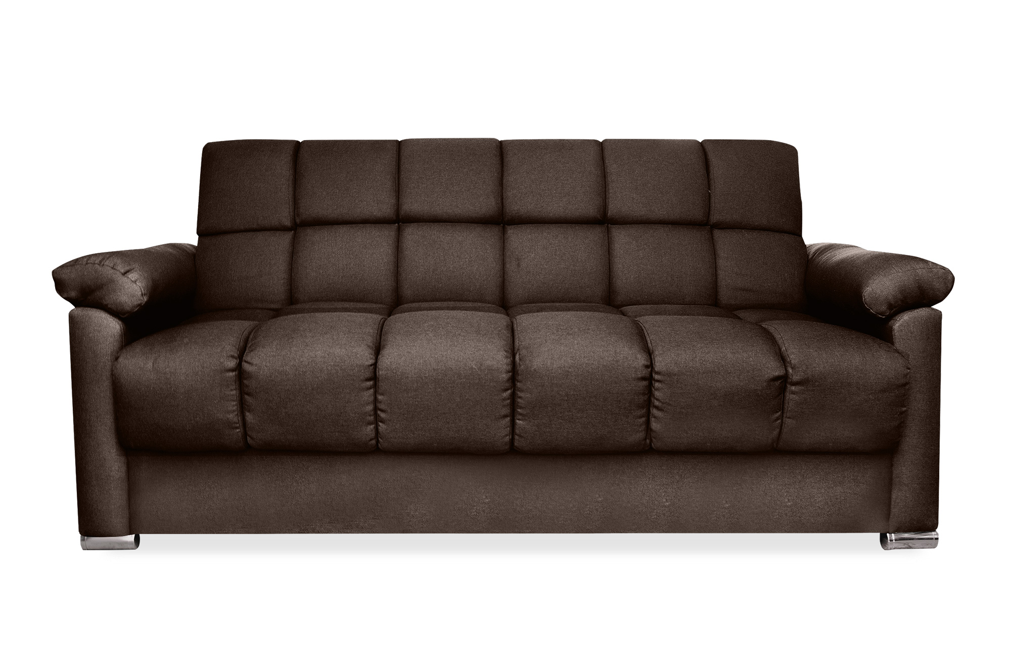 Meraki Sofá Cama Makora Lino Chocolate.  El envío cubre un 80% de Territorio Nacional