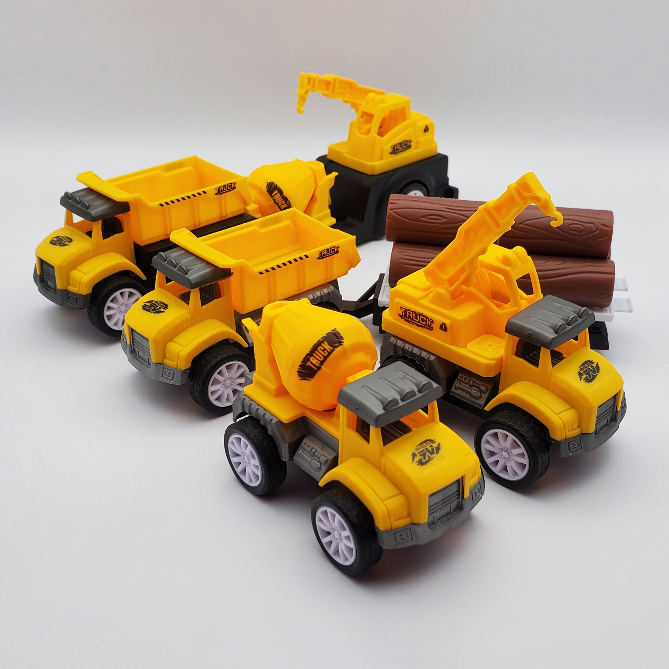 Juego De Camiones De Construcción