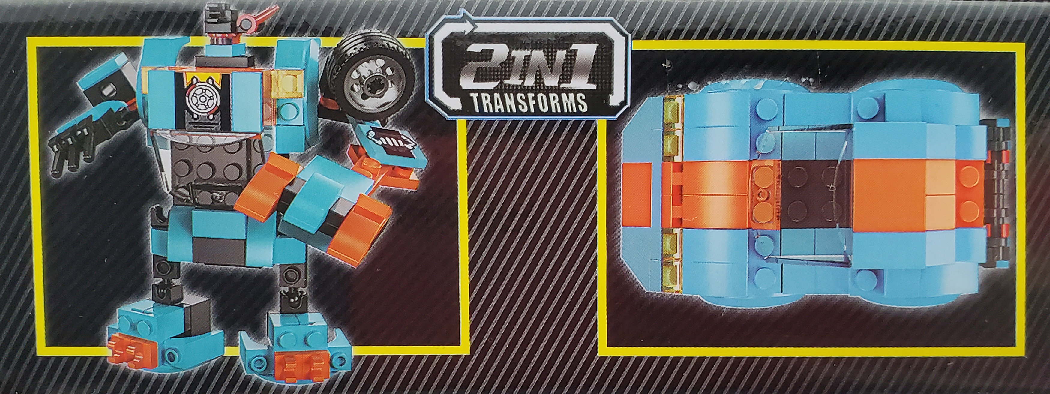 Auto Transformer Armable 2 En 1 De 120 Piezas