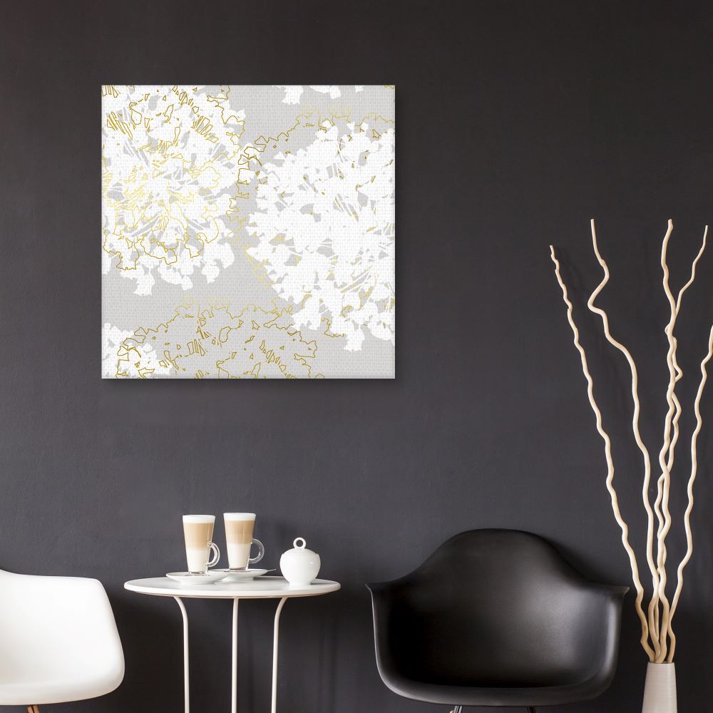 Cuadros Decorativos - Stencil en flor I