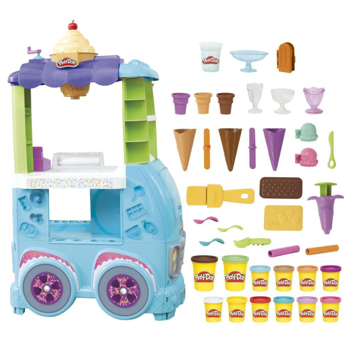 Super Camión De Helados Play-doh 14pz