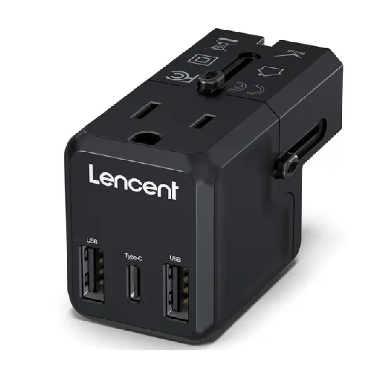 Adaptador De Viaje Enchufe Universal Clavija Usb Cargador