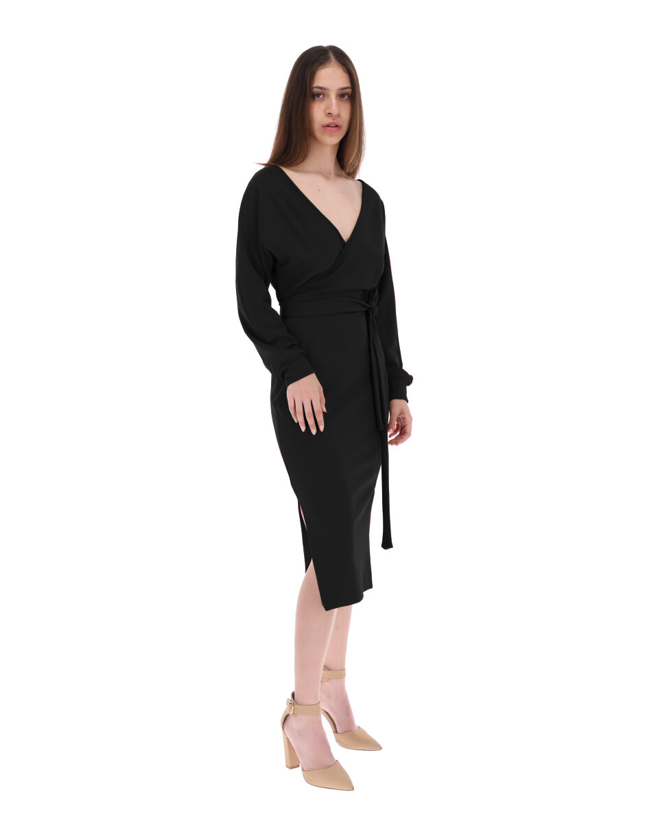 Vestido falda lápiz con aberturas AMAD para mujer 