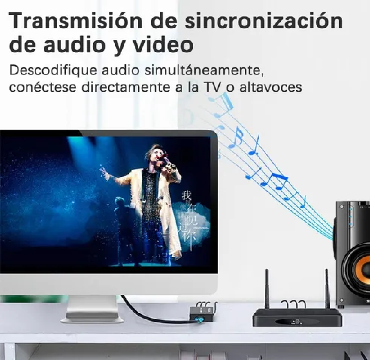 Adaptador Rca Vga A Hdmi 1080p Convertidor De Audio Y Video