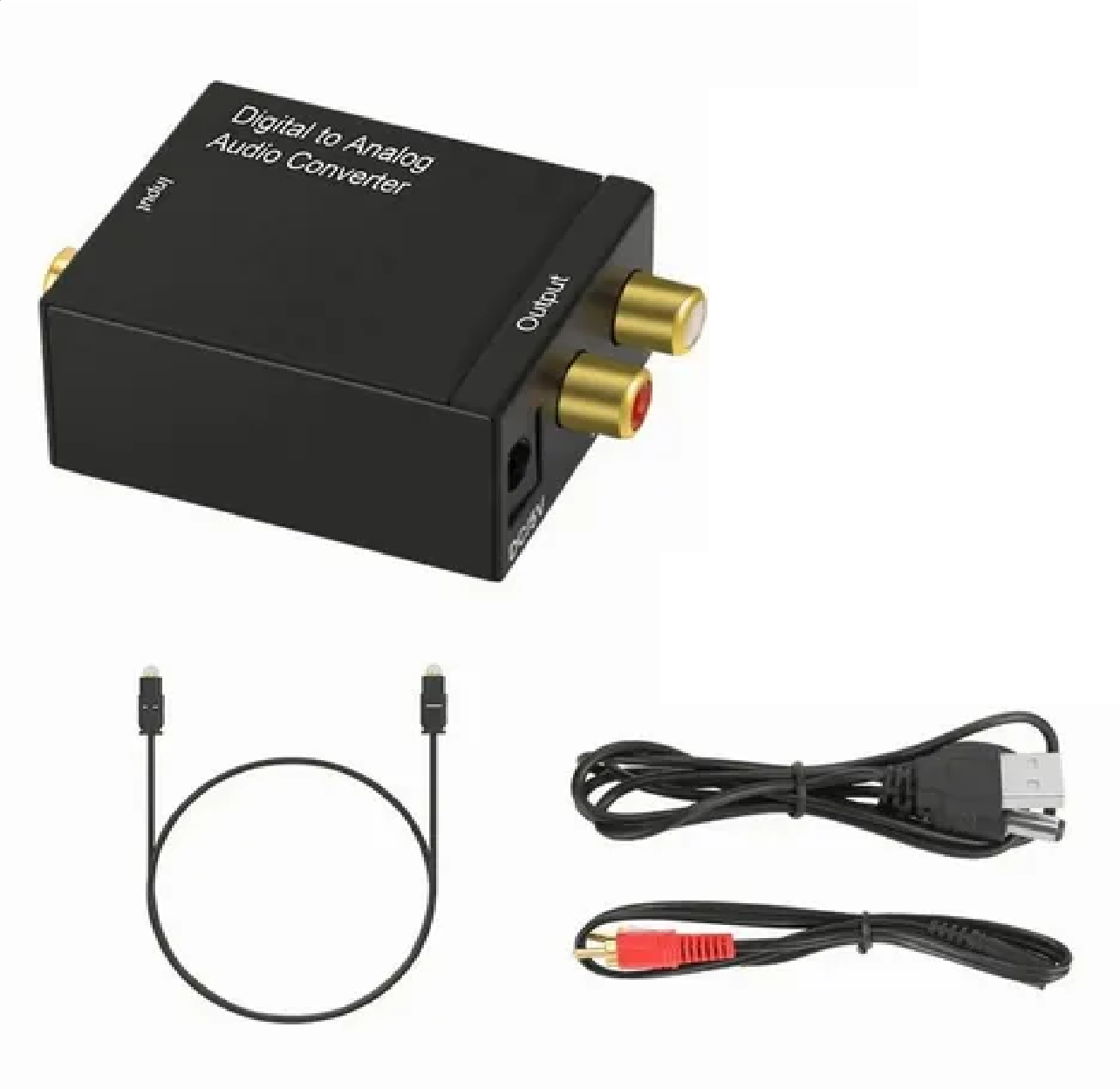 Adaptador Digital Coaxial Con Cable Óptico