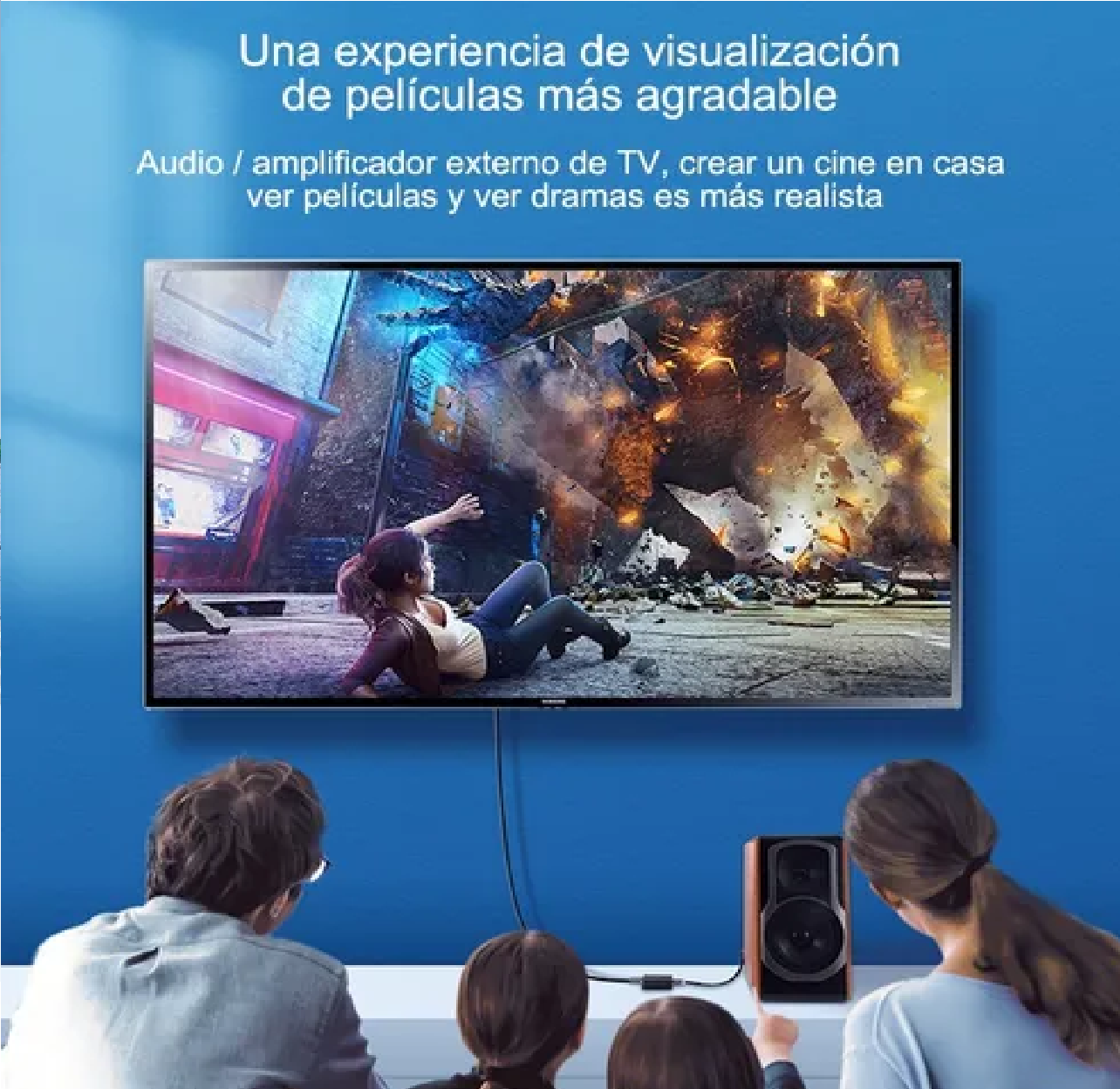 Adaptador Digital Coaxial Con Cable Óptico