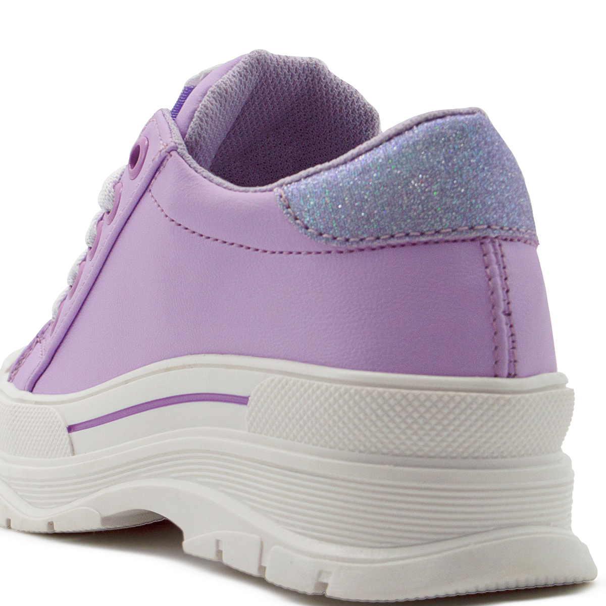 Tenis Infantil Moda Para Niña Bambino Color Lila 18-23