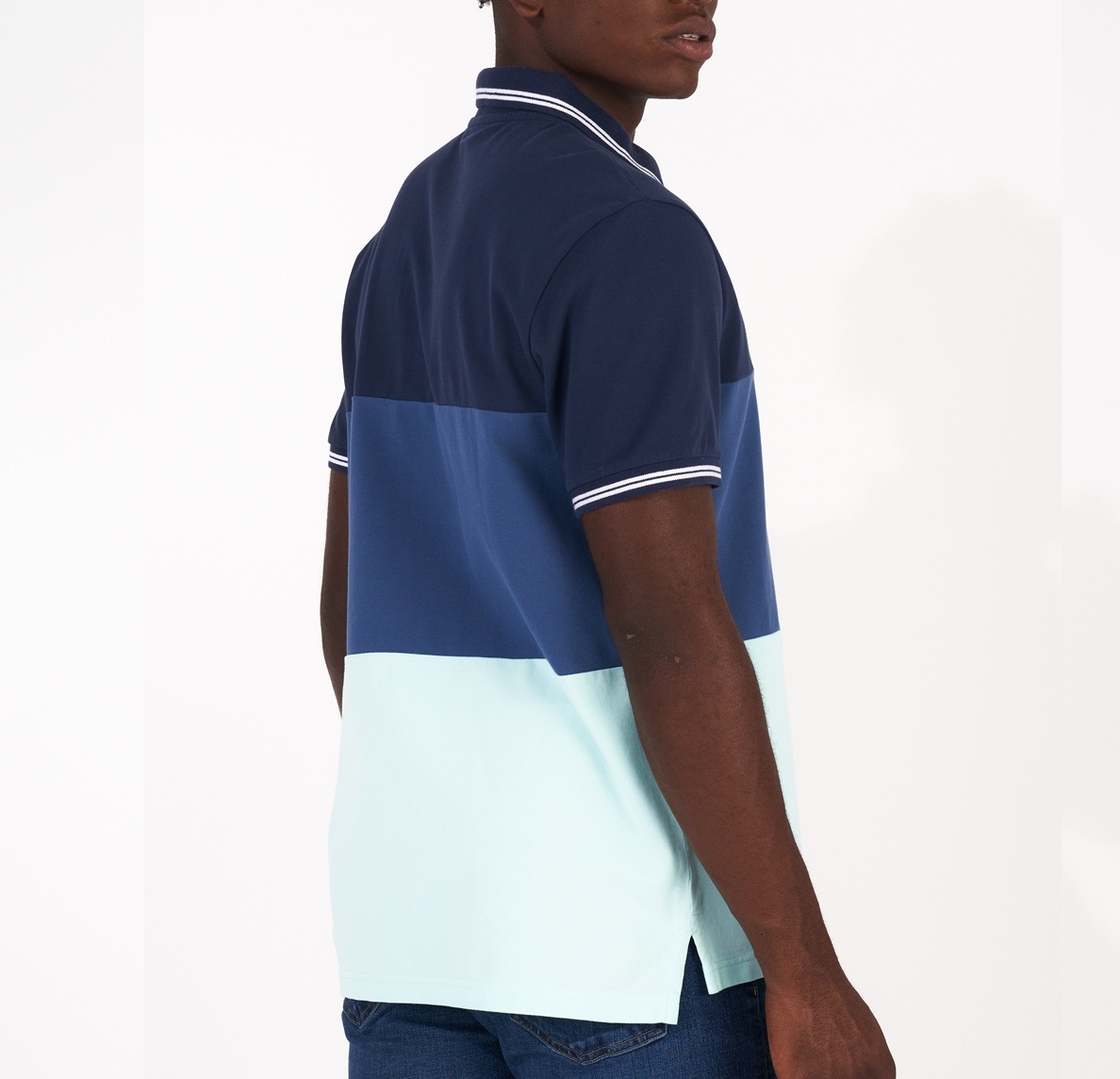 Playera Polo De Hombre American Eagle Colores Contrastantes